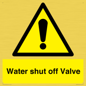 Water shut off Valve